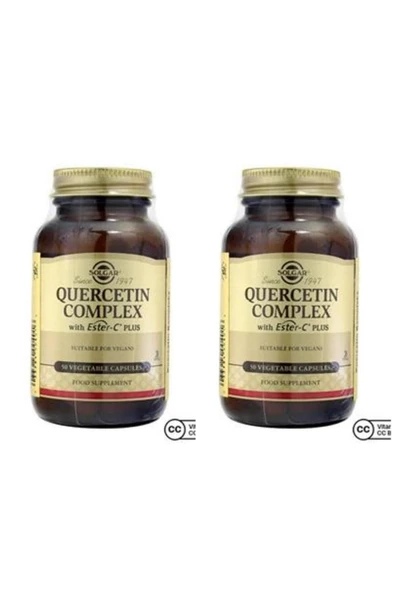 Solgar Quercetin Complex 50 Kapsül 2 Adet ürün görseli 1