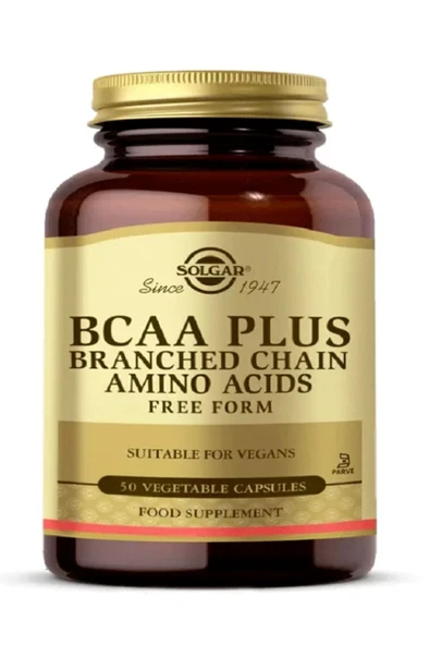 Solgar Bcaa Plus 50 Vegetable Kapsül - Resim 3