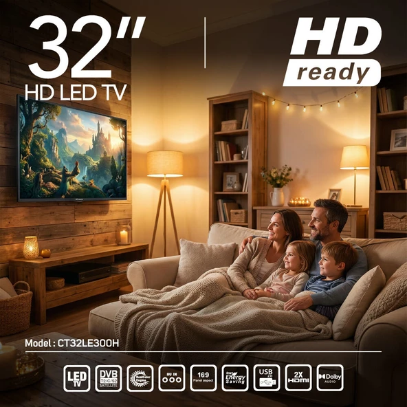 Conti CT32LE300H 32 HD Tv - Resim 6