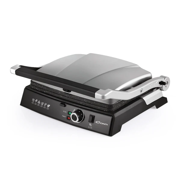 Conti CG-320 Bestost 2000 Watt Izgara ve Tost Makinesi İnox ürün görseli 1