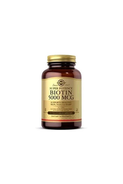 Solgar Biotin 5000 Mcg 50 Kapsül ürün görseli 1