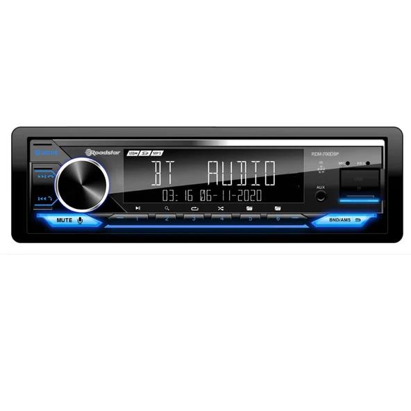 Roadstar RDM-700DSP Bluetooth 2xUSBli Oto Teyp ürün görseli 1