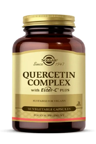 Solgar Quercetın Comples With Ester-c Plus 50 Tablet - Resim 3