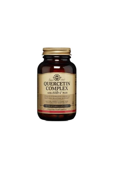 Solgar Quercetin [Kuersetin] Complex With Ester-C Plus 50 Kapsül ürün görseli 1