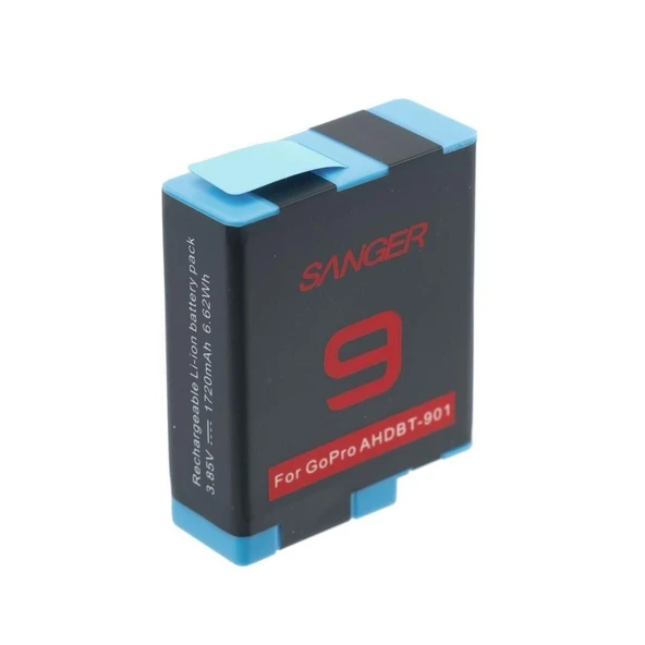 Sanger AHDBT-901 Gopro Hero 9 Batarya - Resim 3