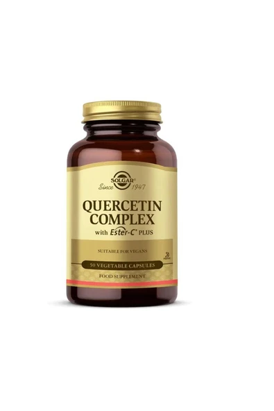 Solgar Quercetin Complex With Ester-C Plus 50 Veg Kapsül ürün görseli 1