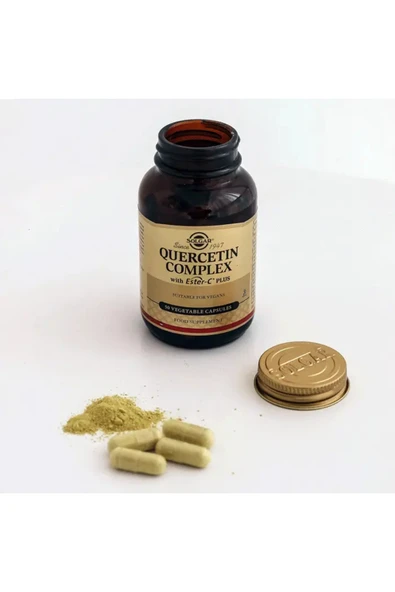 Solgar Quercetin Complex with Ester-C Plus 50 Tablet - Resim 5