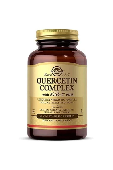 Solgar Quercetin With Ester C Complex 50 Kapsül ürün görseli 1