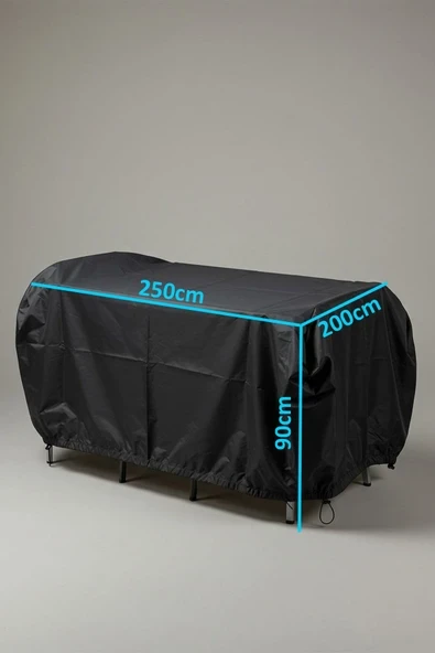 size ne lazım Paraşüt Kumaş Su Güneş Geçirmez Kolay Kullanım Hafif Bahçe Mobilya Koruma Kılıfı 200cmx250cmx90cm ürün görseli 1