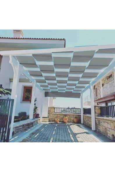 size ne lazım Antrasit Su Geçirmez Oxford Kumaş Dekoratif Gölgelik 0.5m X 19m ürün görseli 1