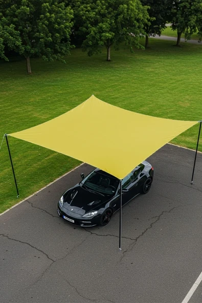sizenelazım Su Geçirmez Araba Gölgelik Güneşlik Tentesi Oxford Kumaş 280cmx400cm Ebat ürün görseli 1
