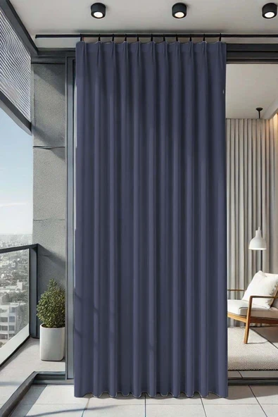 sizenelazım Su Geçirmez Oxford Balkon Perdesi Güneşlik ve Yağmurluk Renk ve 200 cm Boy Ölçü Seçenekli ürün görseli 1