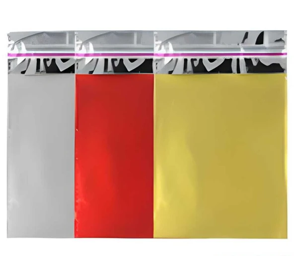 Metalik Hediye Paketi 35X50 - 20 adet ürün görseli 1