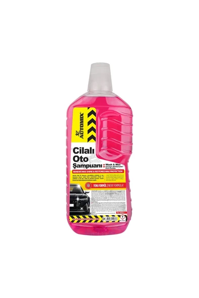 CİLALI PEMBE OTO ŞAMPUANI (1000 ml) ürün görseli 1