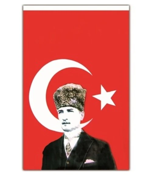Vatan Atatürklü Bayrak 100X150cm Türk Bayrağı No:8 ürün görseli 1