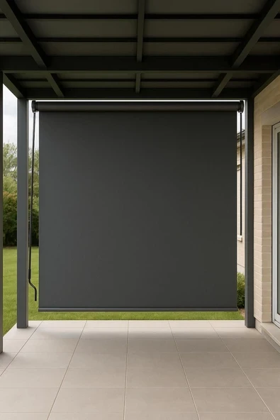 size ne lazım Su Geçirmez Solmaz Garantili İthal Akrilik Stor Perde Balkon Teras Veranda Genişlik 300 Boy 250cm ürün görseli 1