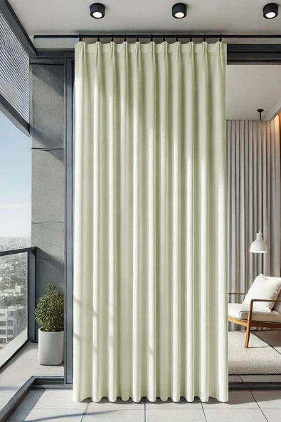 sizenelazım Su Geçirmez Oxford Balkon Perdesi Güneşlik ve Yağmurluk Renk ve 250 cm Boy Ölçü Seçenekli ürün görseli 1