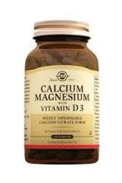 Solgar Calcıum Magnesıum  Vitamin D3 150 Kapsül - Resim 2