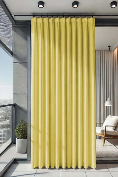 sizenelazım Su Geçirmez Oxford Balkon Perdesi Güneşlik ve Yağmurluk Renk ve 250 cm Boy Ölçü Seçenekli ürün görseli 1