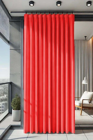 sizenelazım Su Geçirmez Oxford Balkon Perdesi Güneşlik ve Yağmurluk Renk ve 200 cm Boy Ölçü Seçenekli ürün görseli 1