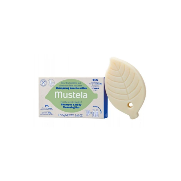 Mustela Şampuan ve Vücut Temizleme Barı 75 g ürün görseli 1