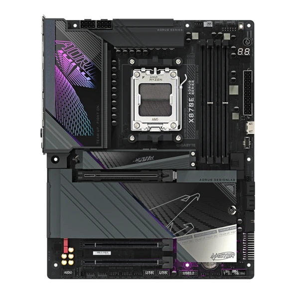 GIGABYTE X870E AORUS MASTER DDR5 M.2 HDMI DP ATX AM5 ürün görseli 1