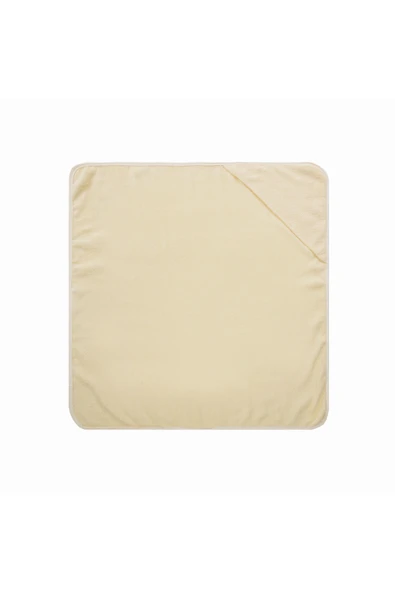 Purple Home Unisex %100 Pamuk Bebek Banyo Kundağı-Düz Bebek Banyo Havlusu - Desensiz Havlu - Yeni Doğan ürün görseli 1