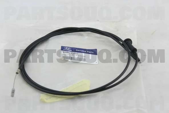 Hyundai Accent 2000-2006 Kaput Açma Teli (Oem No: 81190-25000) ürün görseli 1
