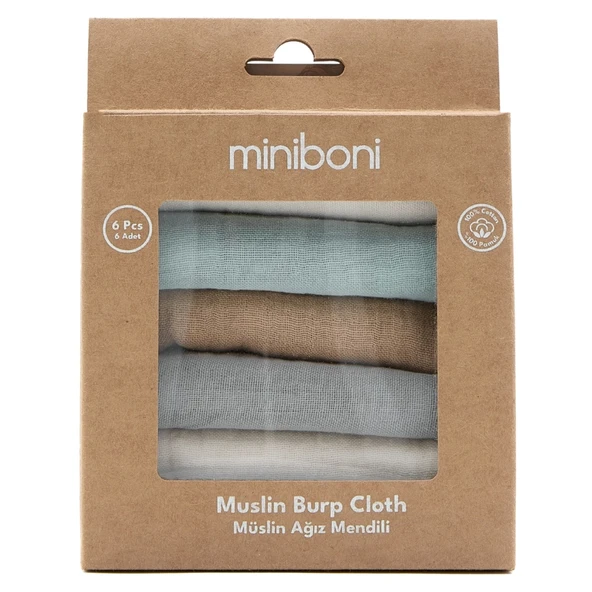 Miniboni 6'lı Ağız Mendili ürün görseli 1