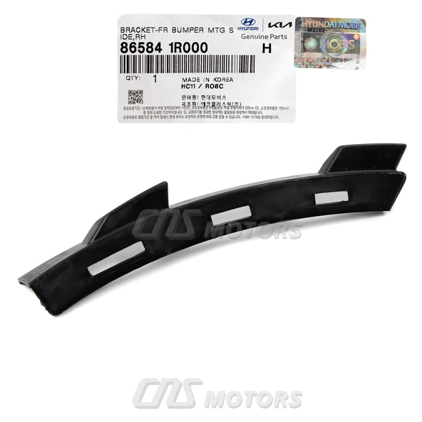 Tampon Bağlantı Braketi Accent Ön 11Sonrası Blue Far Altı Sağ (Oem No: 86584-1R000) ürün görseli 1