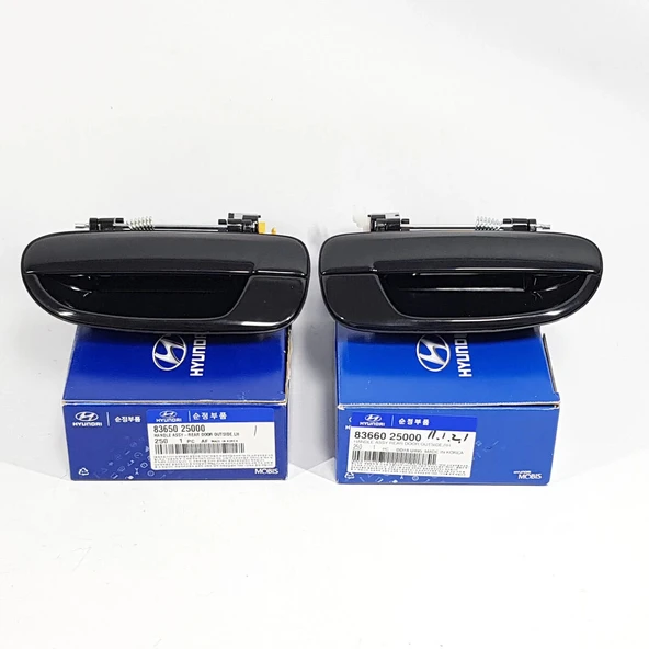 Hyundai Accent Admire 2000-2005 Arka Kapı Dış Açma Kolu Sağ Siyah (Adet) (Oem No:8366025000) ürün görseli 1