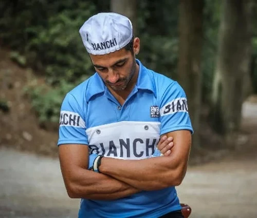Koleksiyonluk Santini Retro Bianchi Bisiklet Forması PE942PLBIANC ürün görseli 1
