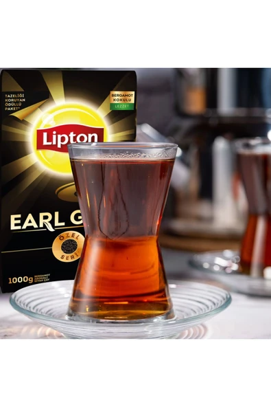Lipton Earl Grey Dökme Çay 1000 gr Beşli Set - Resim 6