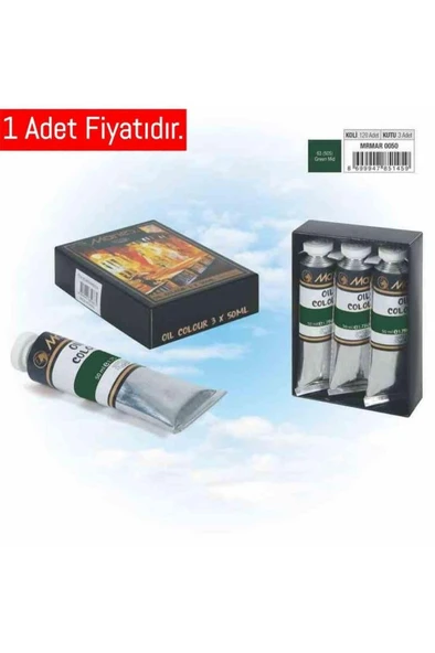 Maries E1384-63 Green Mid 50Ml Yağlı Boya 505 Mrmar0050 ürün görseli 1