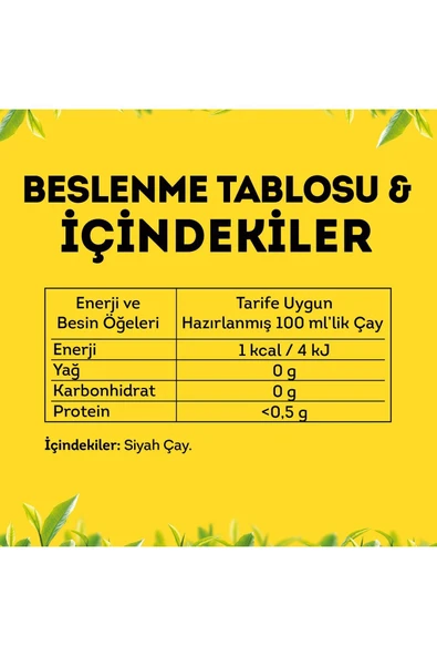 Lipton Yellow Label Çay 1000 Gr (9 Adet) - Resim 3