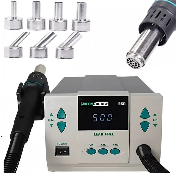Aifen  861DW Sıcak Hava İstasyonu 1000w ürün görseli 1