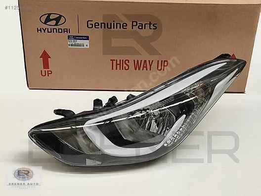 Hyundai Elantra (2014 Yılında Çıkan Kasa) Far Sol Siyah (Oem No: 921013X210) ürün görseli 1