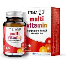 Maxigal Multivitamin Multimineral 30 Kapsül ürün görseli 1