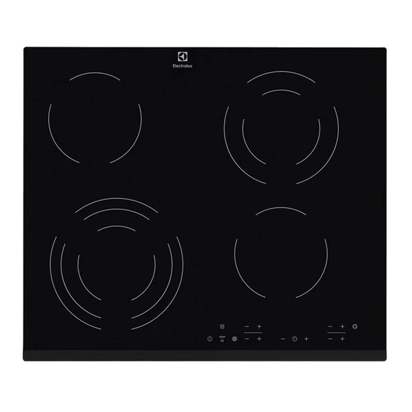 Electrolux EHF6343FOK 60 Cm Siyah Vitroseramik Elektrik Ankastre Ocak ürün görseli 1
