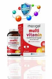 Maxigal Multivitamin Multimineral 30 Kapsül - Resim 3