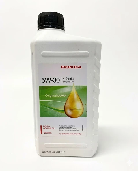 Honda Marine 5W-30 4 Zamanlı Dıştan Deniz Motoru Motor Yağı 1 Lt ürün görseli 1
