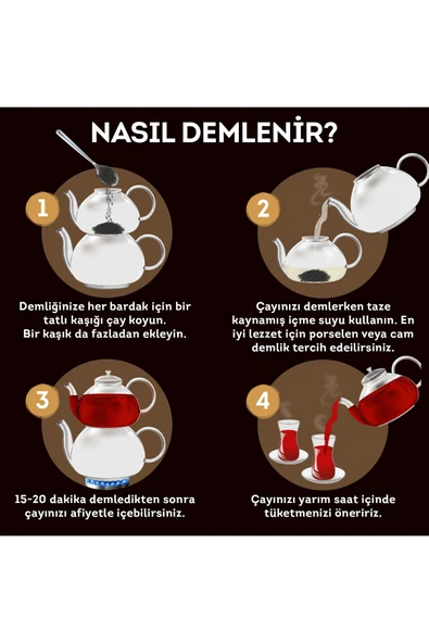 Lipton Earl Grey Dökme Çay 1000gr x 4 Paket - Resim 4
