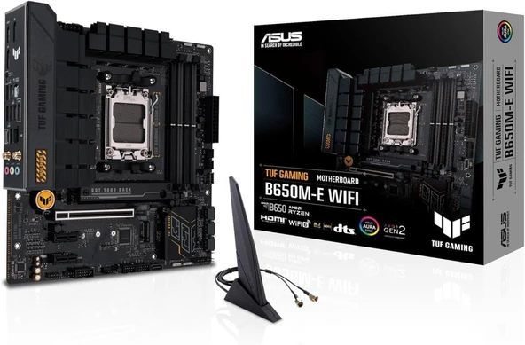 Asus TUF Gaming B650M-E Wi-Fi AMD AM5 DDR5 Micro ATX Anakart Outlet ürün görseli 1