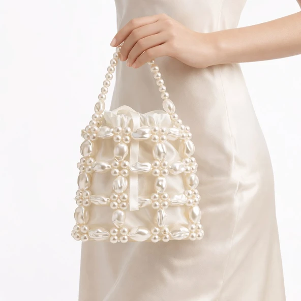 Norino Ribbon Pouch - Resim 4