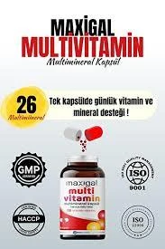Maxigal Multivitamin Multimineral 30 Kapsül - Resim 2