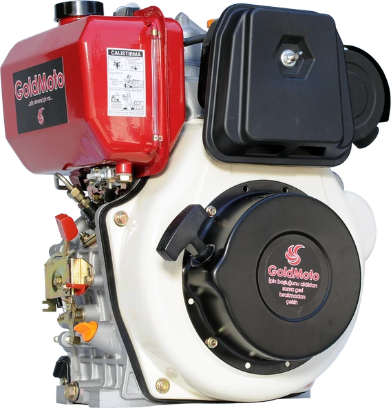 GoldMoto GM186FAE-B Dizel Motor 10 Hp Marşlı Krank Mili Kamalı ürün görseli 1