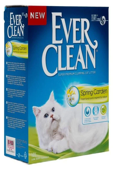 Spring Garden Çiçek Kokulu Topaklaşan Kedi Kumu 10 L ürün görseli 1
