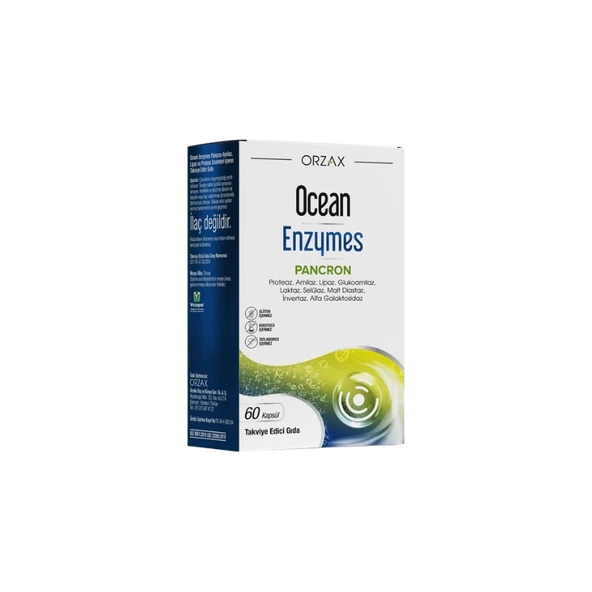 Ocean Enzymes Pancron 60 Kapsül ürün görseli 1