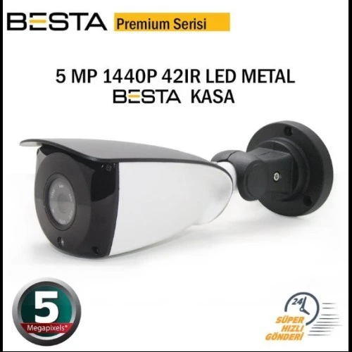Norino Premium 5 MP 1440P 42 Led Metal Kasa AHD Güvenlik Kamerası KD-2209 ürün görseli 1