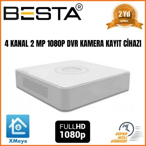 Norino 4 KANAL 2 MP 1080N DVR Kamera Kayıt Cihazı KD-244 ürün görseli 1
